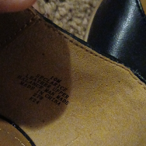 Easy Spirit Black Mary Jane Heels Genuine Leather - Picture 3 of 9